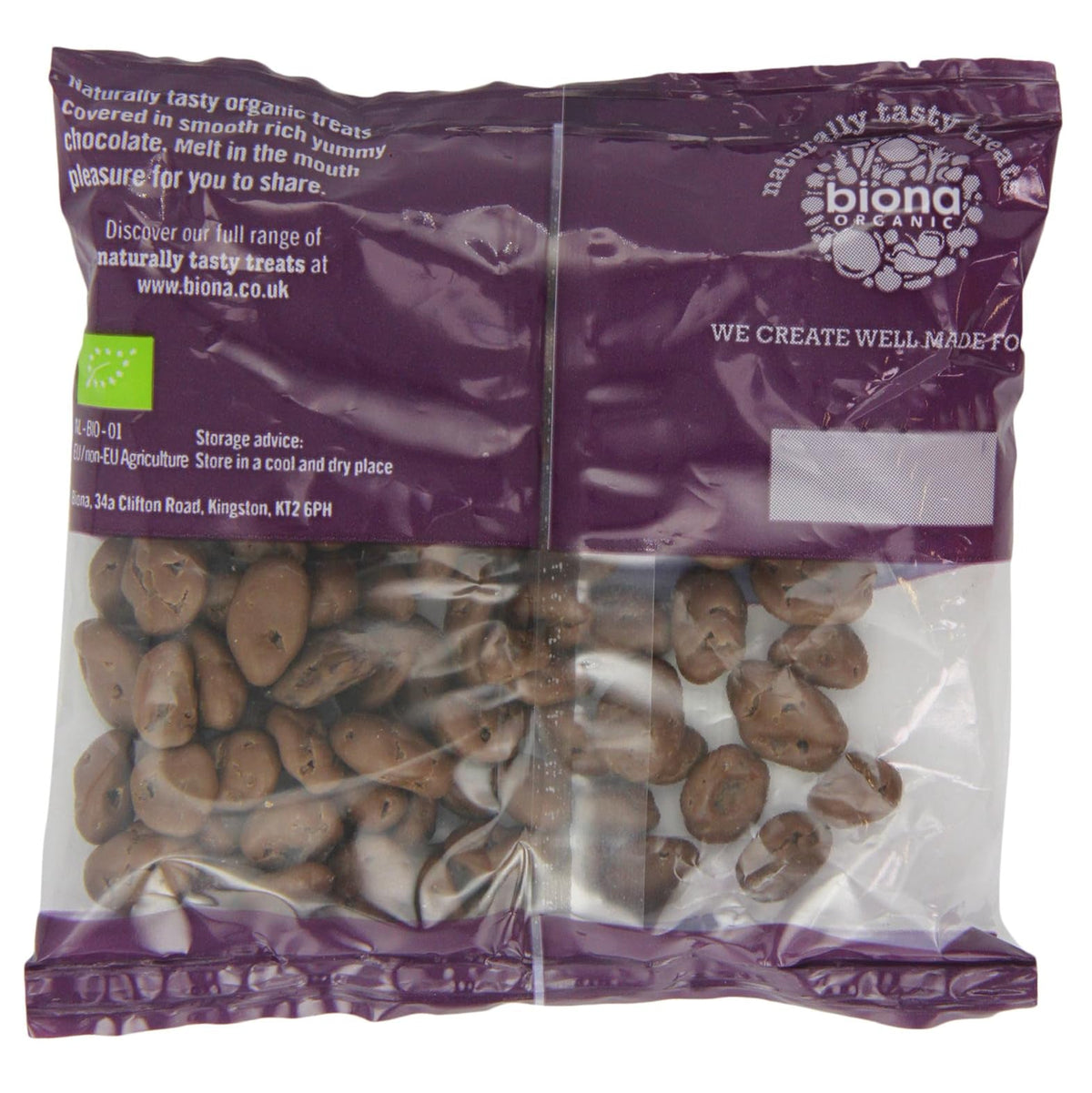 Organic Milk Chocolate covered Raisins 60g - Biona - Chocolate - Eco Natural Products