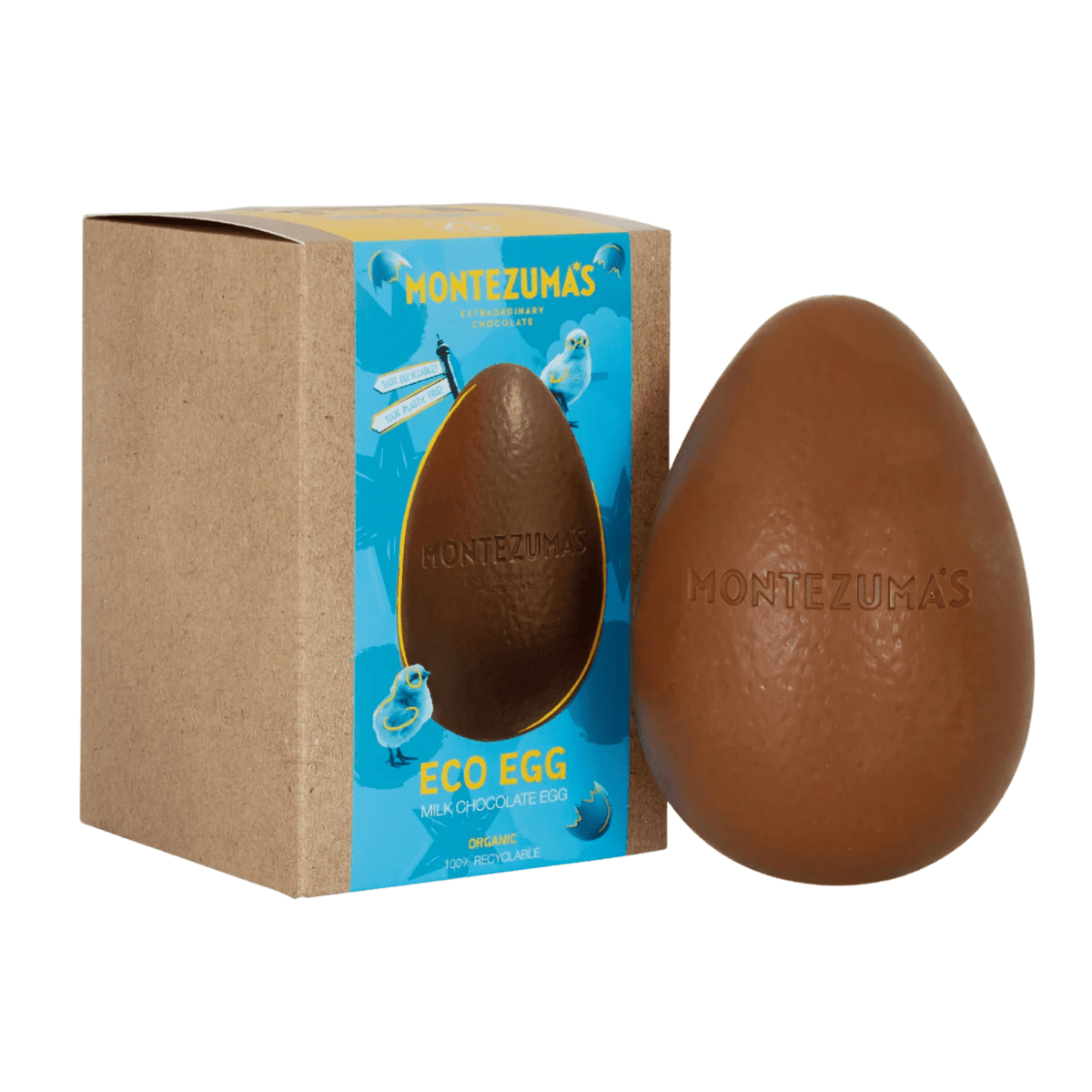 Organic Milk Chocolate Eco Egg Easter 150g - Montezumas Chocolate - Chocolates - Montezumas Chocolate