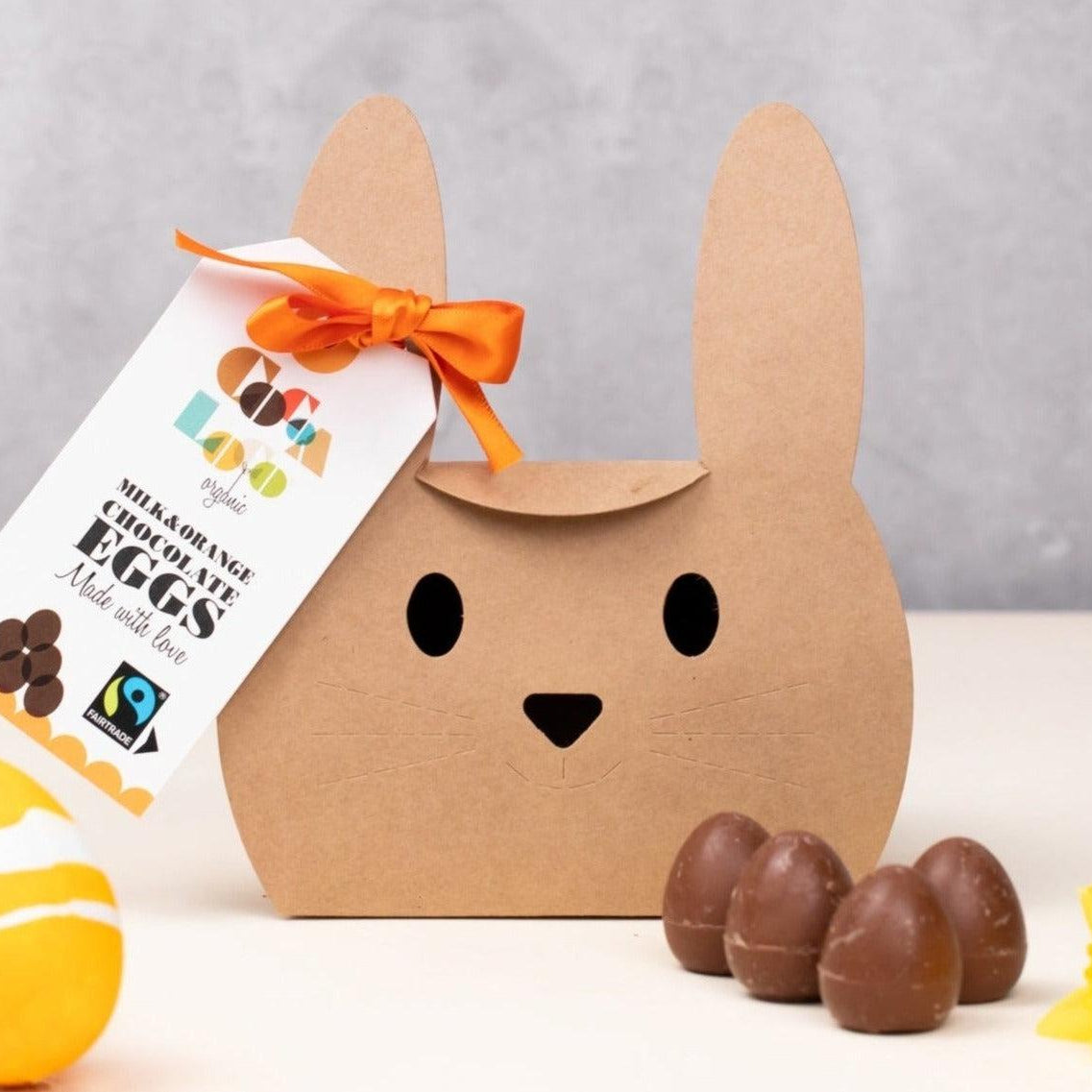 Organic Milk Chocolate & Orange Mini Easter Eggs 140g - Cocoa Loco - Cocoa Loco