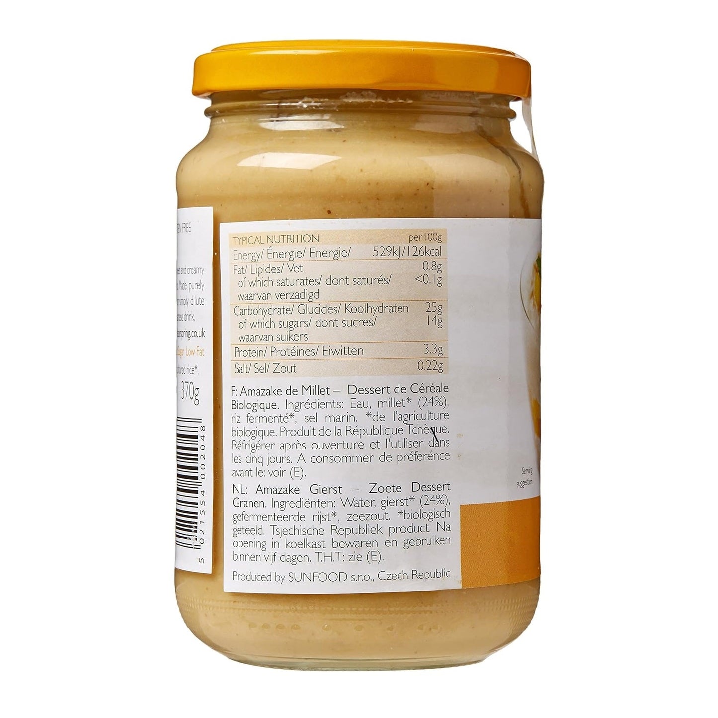 Organic Millet Amazake Sweet Grains Dessert 370g - Clearspring - Amazake - Eco Natural Products