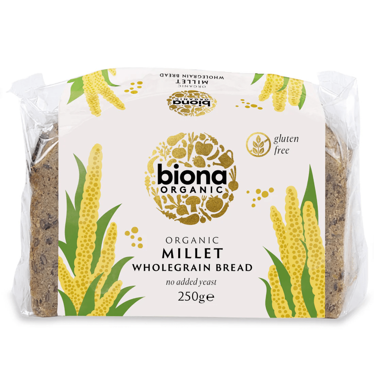 Organic Millet Bread 250g - Biona - Breads & Buns - Eco Natural Products