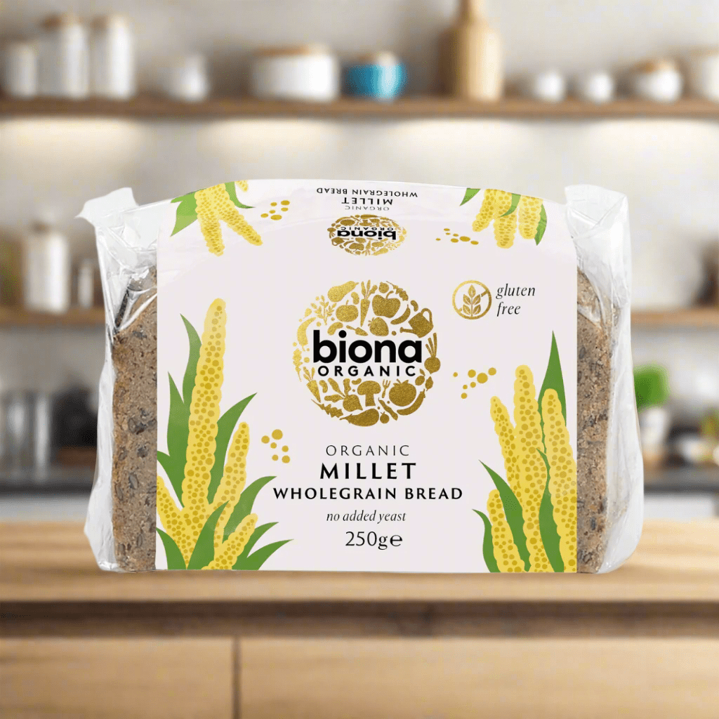 Organic Millet Bread 250g - Biona - Breads & Buns - Eco Natural Products