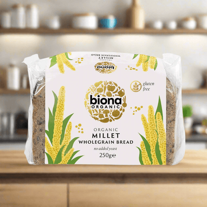 Organic Millet Bread 250g - Biona - Breads & Buns - Eco Natural Products