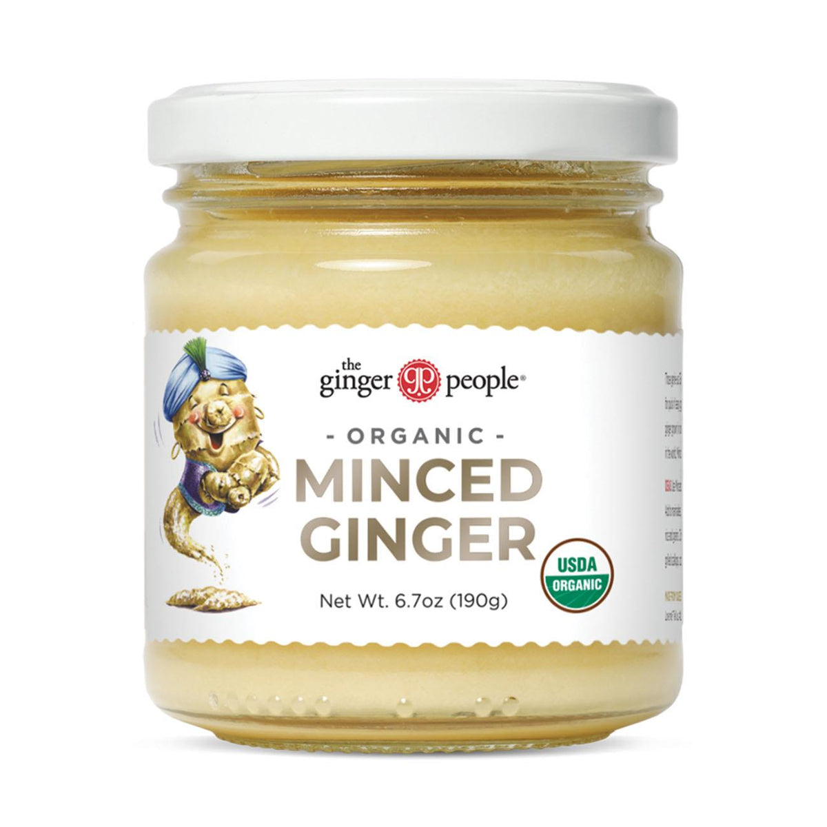 Organic Minced Ginger 190g - The Ginger People - Ginger - Eco Natural Products