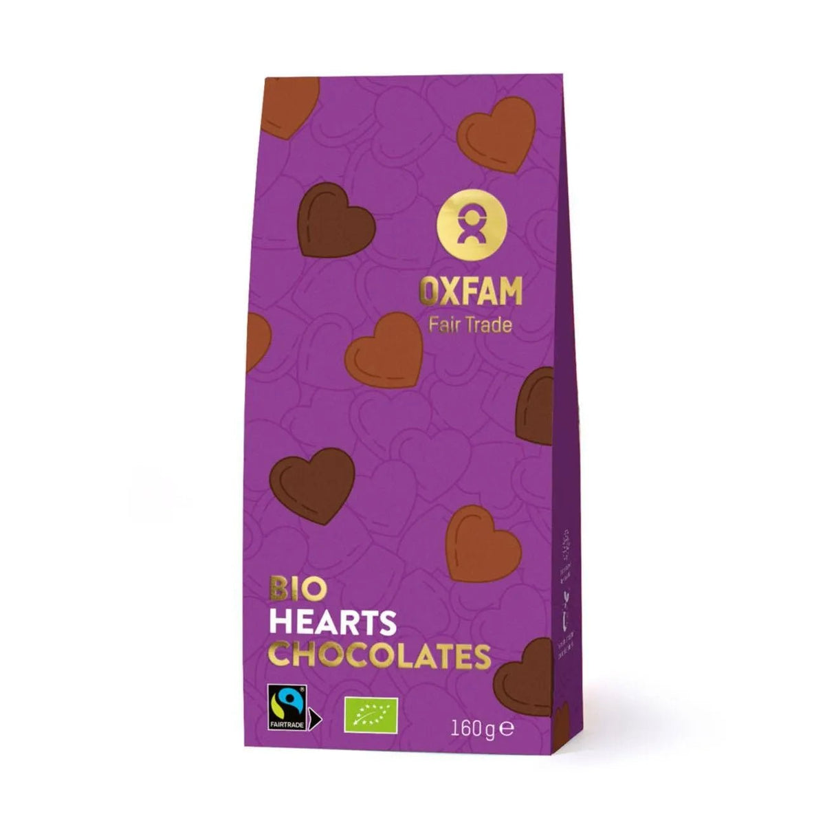 Organic Mini Chocolate Hearts Christmas 160g - Oxfam Fair Trade - Chocolates - Oxfam Fair Trade