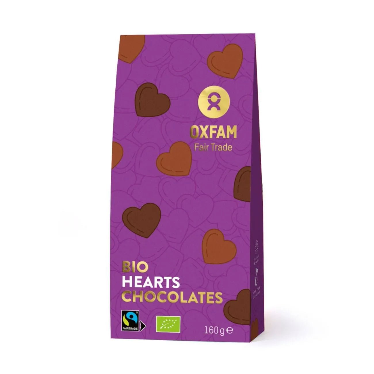 Organic Mini Chocolate Hearts Christmas 160g - Oxfam Fair Trade - Chocolates - Oxfam Fair Trade