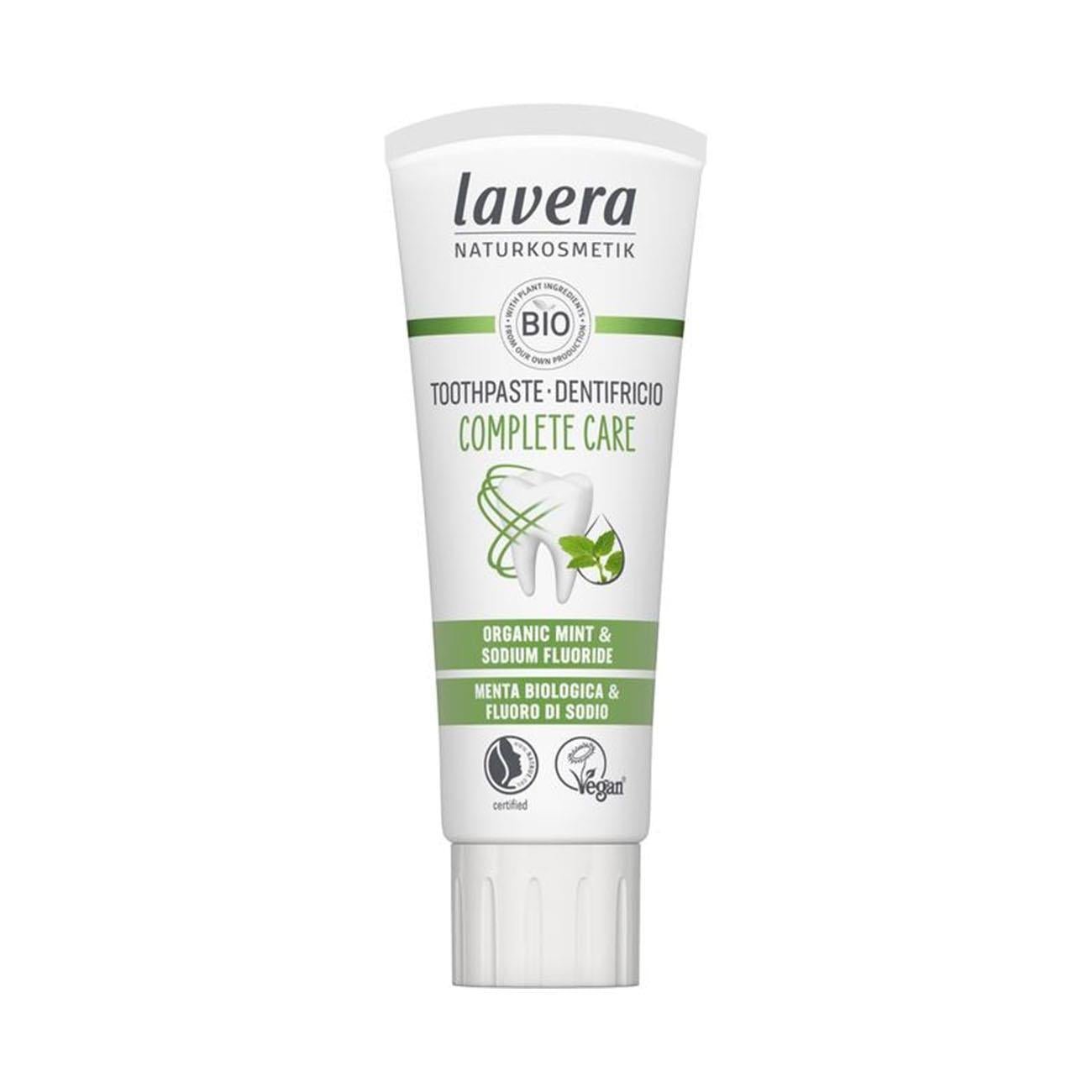 Organic Mint and Fluoride Complete Care Toothpaste New 75ml - Lavera - Toothpaste - Eco Natural Products