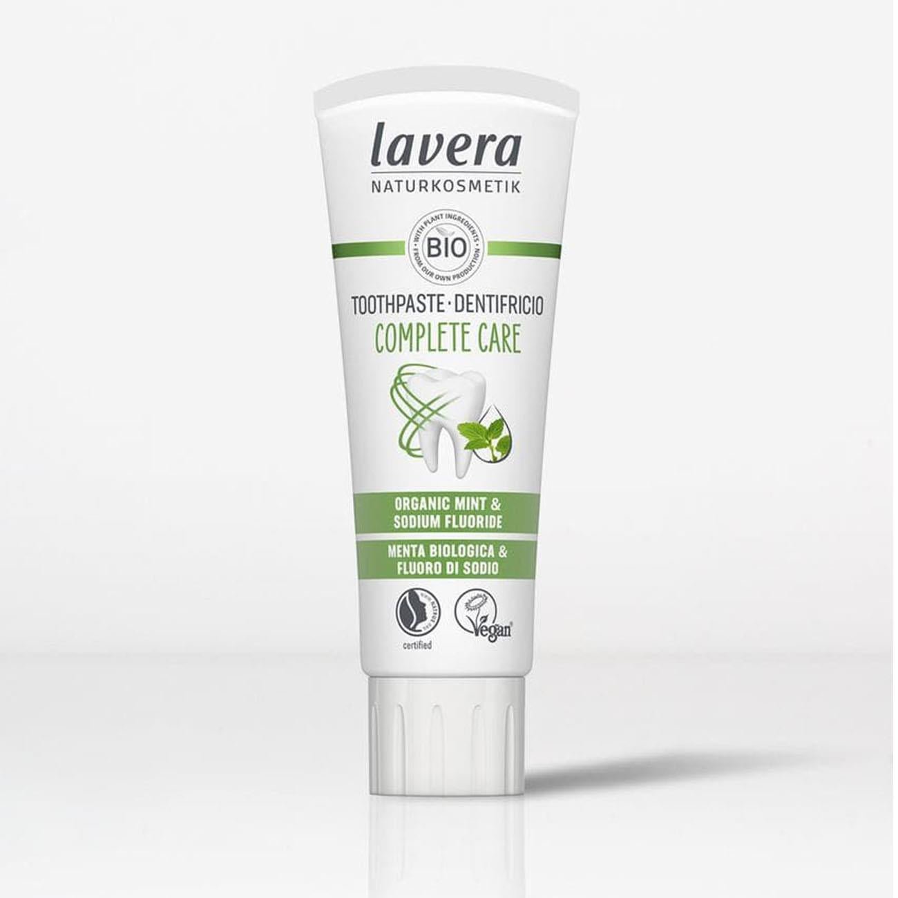 Organic Mint and Fluoride Complete Care Toothpaste New 75ml - Lavera - Toothpaste - Eco Natural Products