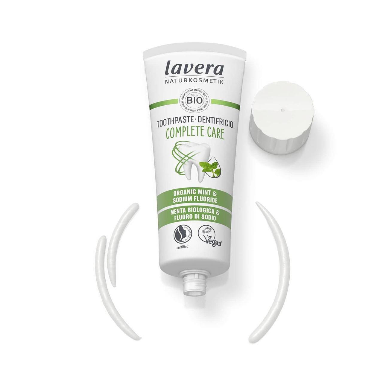 Organic Mint and Fluoride Complete Care Toothpaste New 75ml - Lavera - Toothpaste - Eco Natural Products
