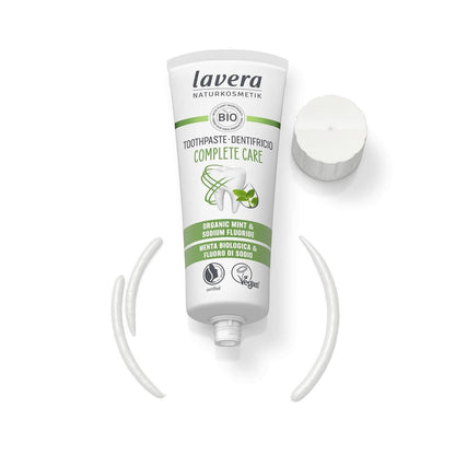 Organic Mint and Fluoride Complete Care Toothpaste New 75ml - Lavera - Toothpaste - Eco Natural Products