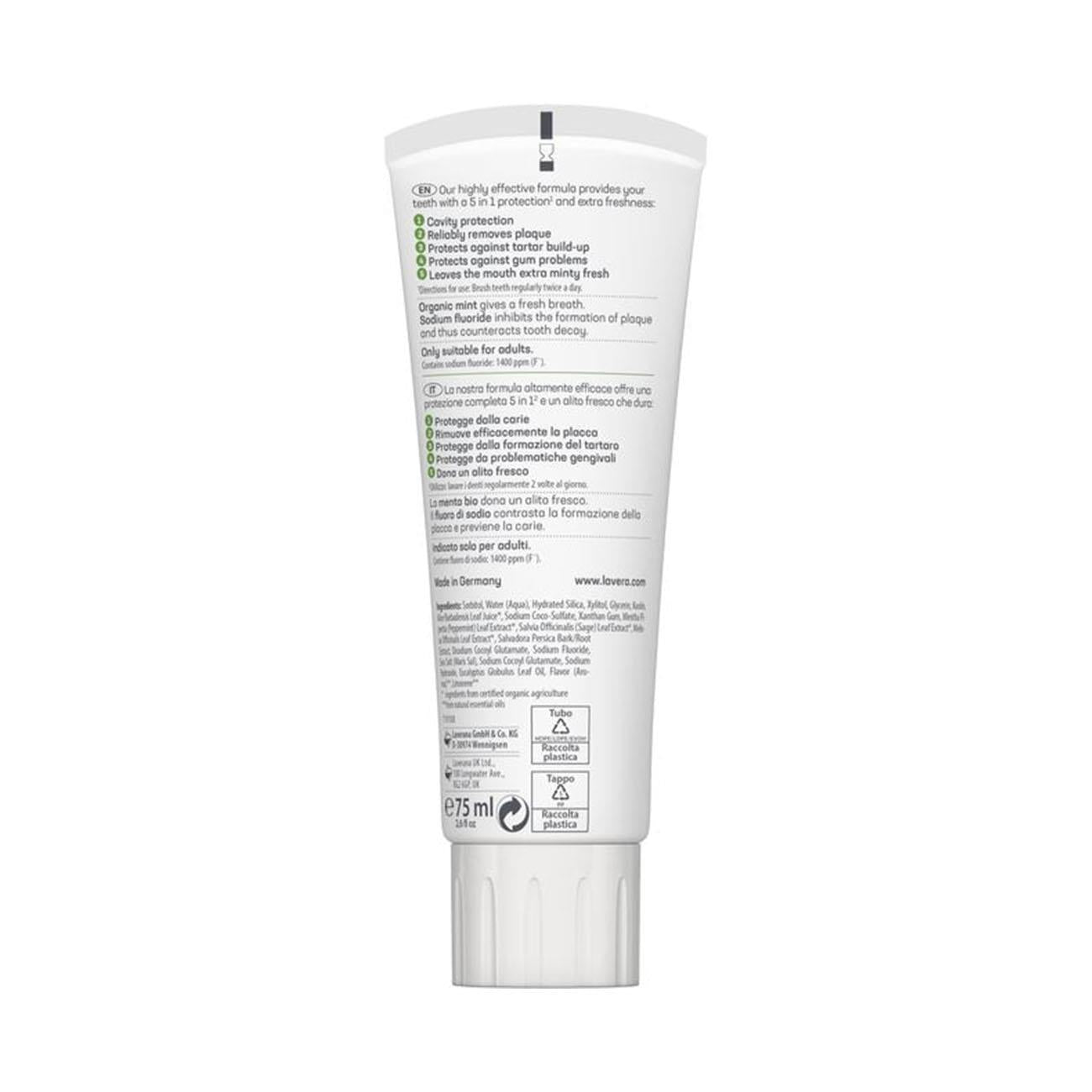 Organic Mint and Fluoride Complete Care Toothpaste New 75ml - Lavera - Toothpaste - Eco Natural Products