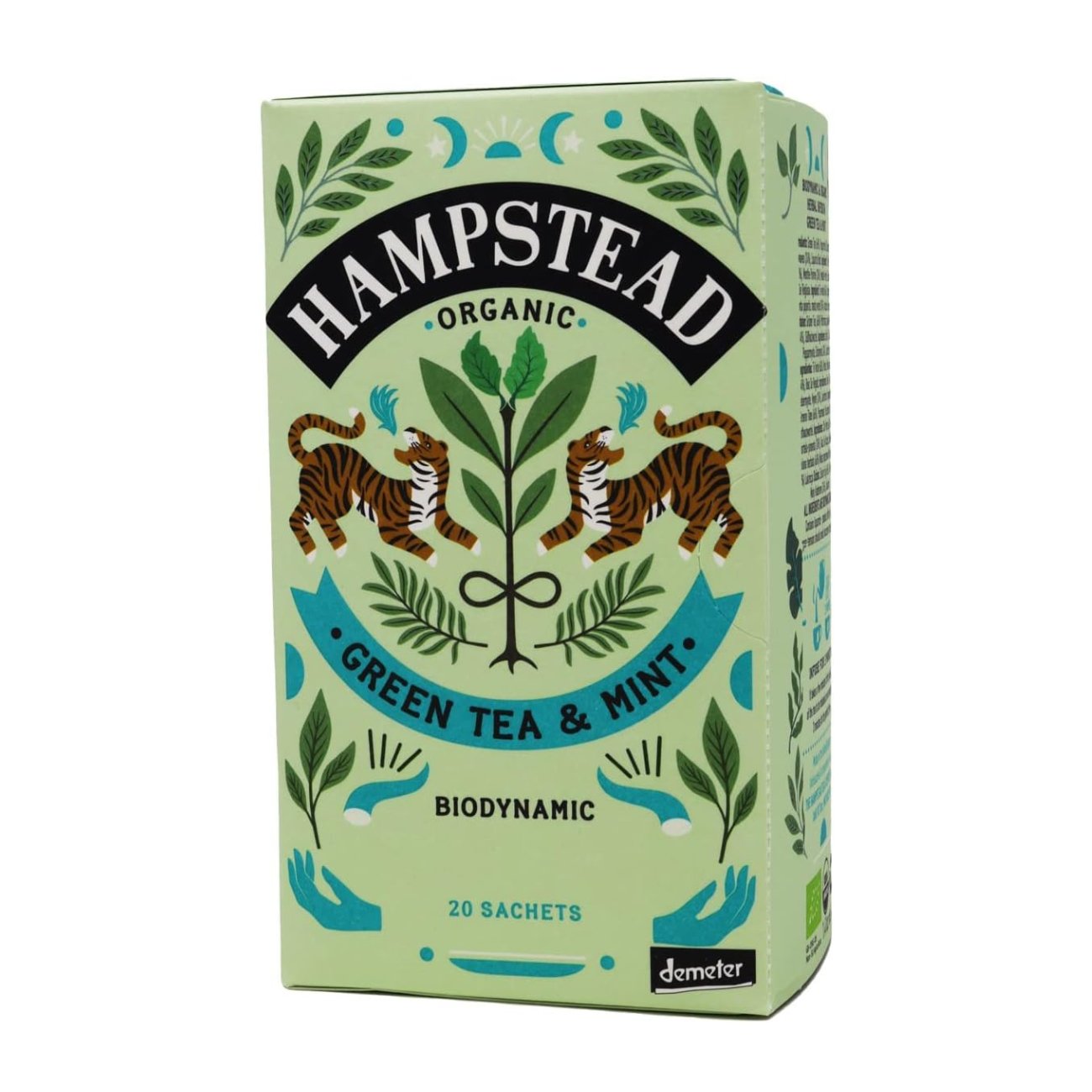 Organic Mint & Green Tea 20 bag - Hampstead Tea - Green tea - Eco Natural Products