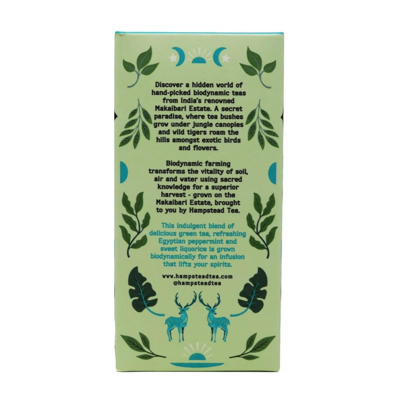 Organic Mint & Green Tea 20 bag - Hampstead Tea - Green tea - Eco Natural Products