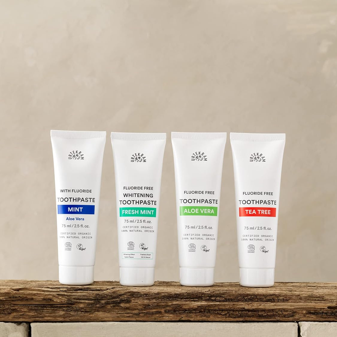 Organic Mint with Fluoride Toothpaste 75ml - Urtekram - Toothpaste - Eco Natural Products