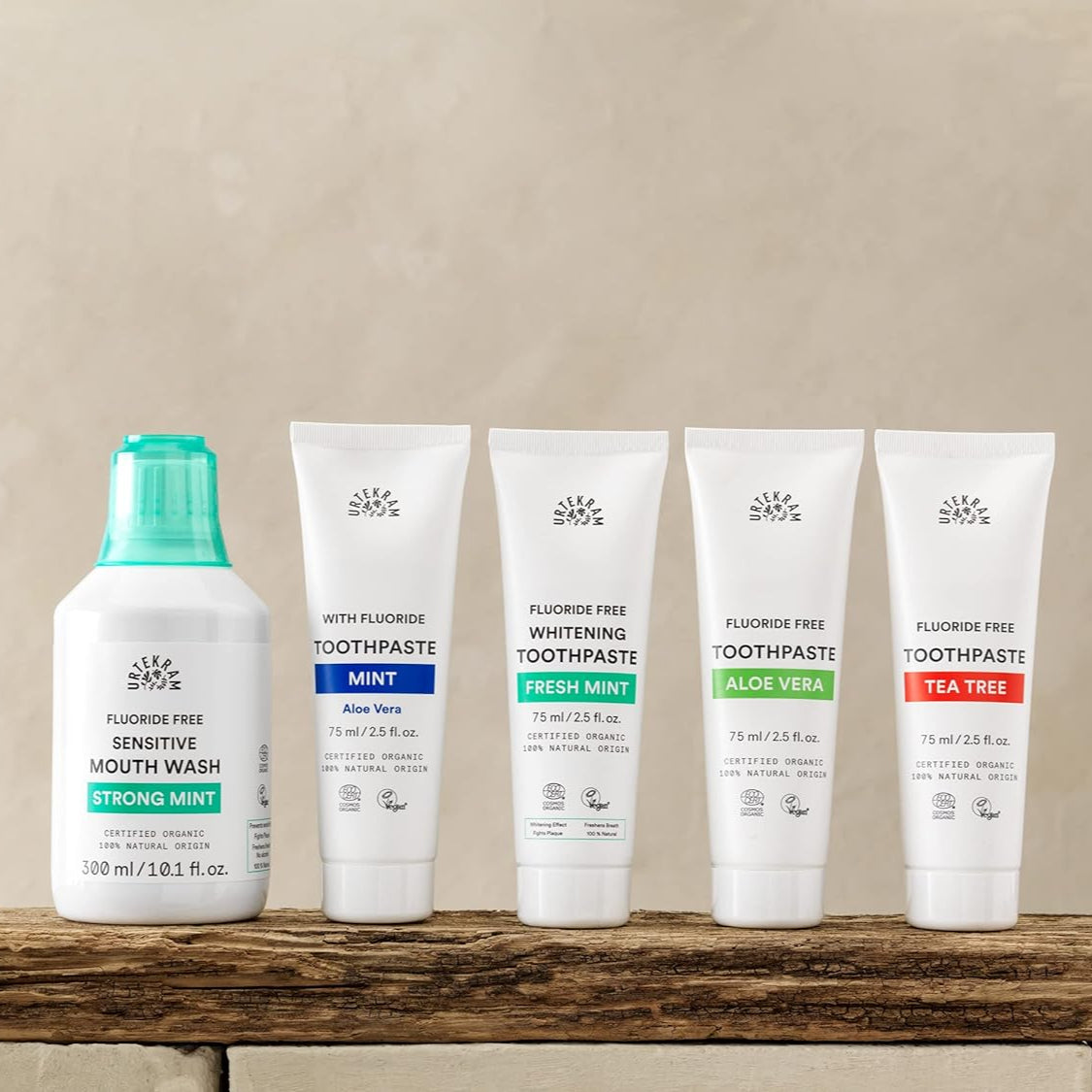 Organic Mint with Fluoride Toothpaste 75ml - Urtekram - Toothpaste - Eco Natural Products