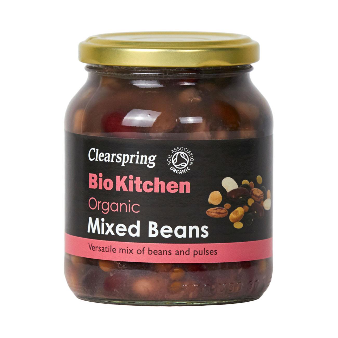 Organic Mixed Bean Bio Kitchen 350g - Clearspring - Vegetables - Eco Natural Products