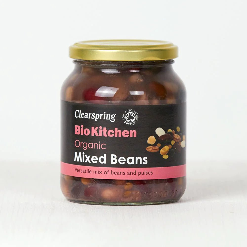 Organic Mixed Bean Bio Kitchen 350g - Clearspring - Vegetables - Eco Natural Products