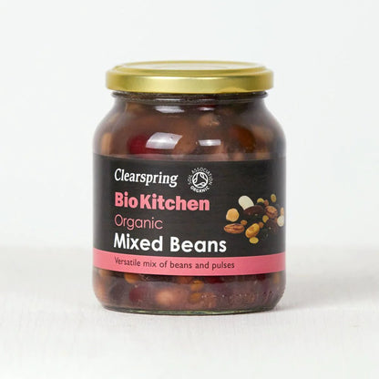 Organic Mixed Bean Bio Kitchen 350g - Clearspring - Vegetables - Eco Natural Products