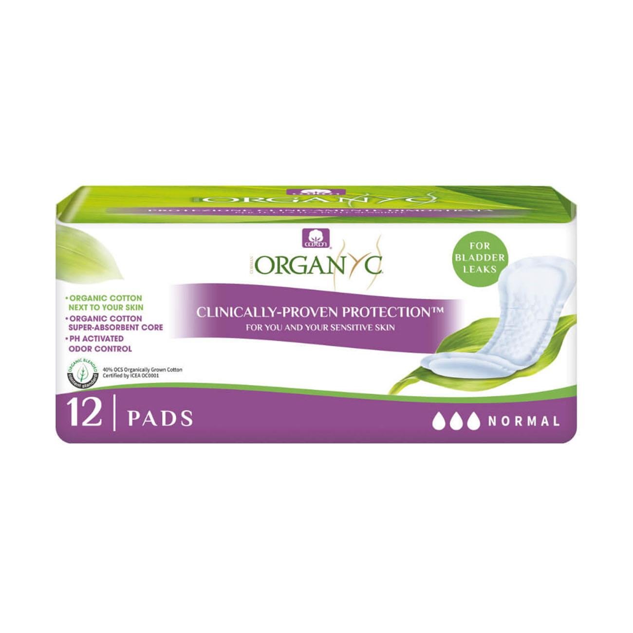 Organic Moderate Pads 12 Pack - Organyc - Pads - Eco Natural Products