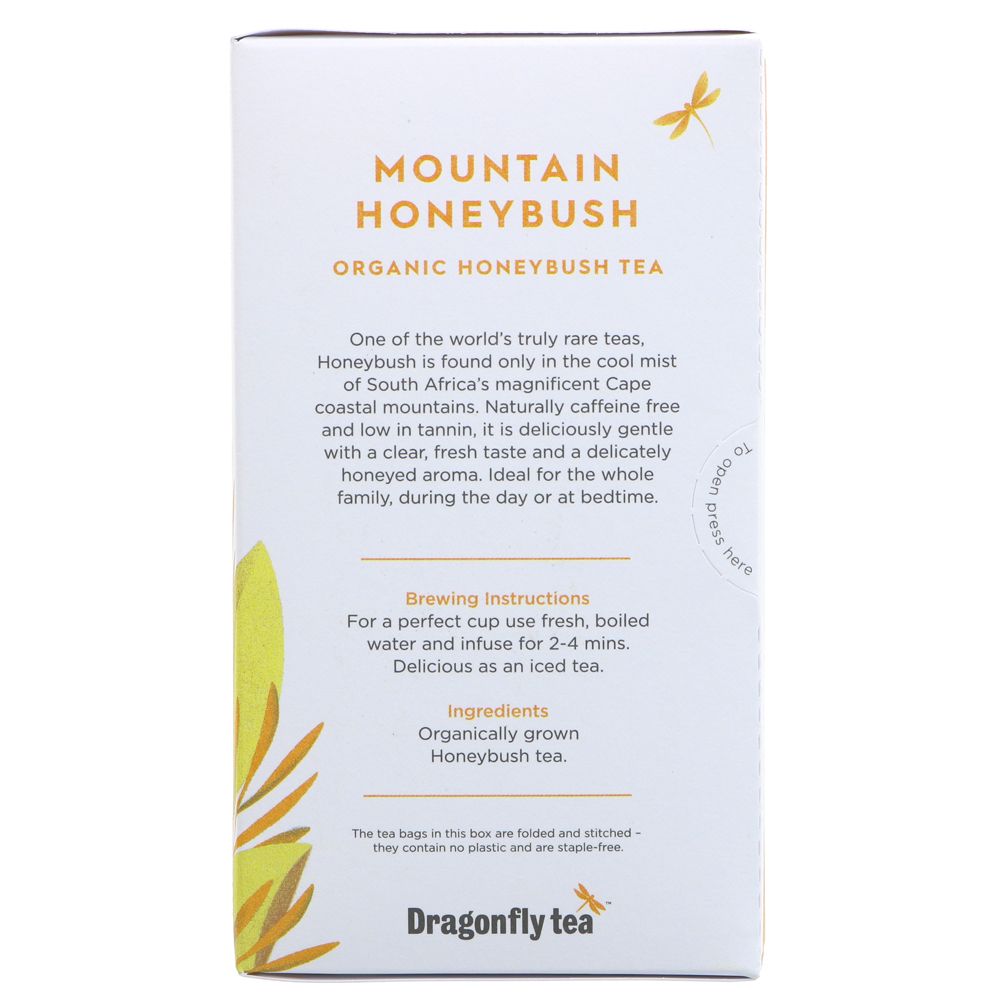 Organic Montains Honeybush Tea 20 bags - Dragonfly Tea - Tea - Eco Natural Products