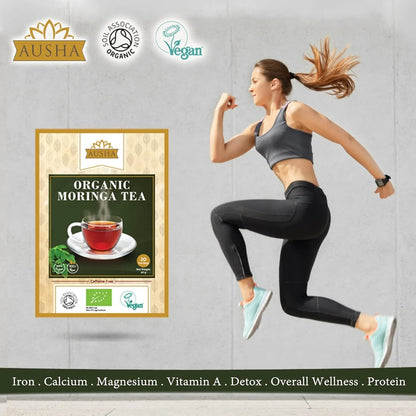 Organic Moringa Herbal Infusion Tea 20 Bags - Ausha - Teas - Ausha