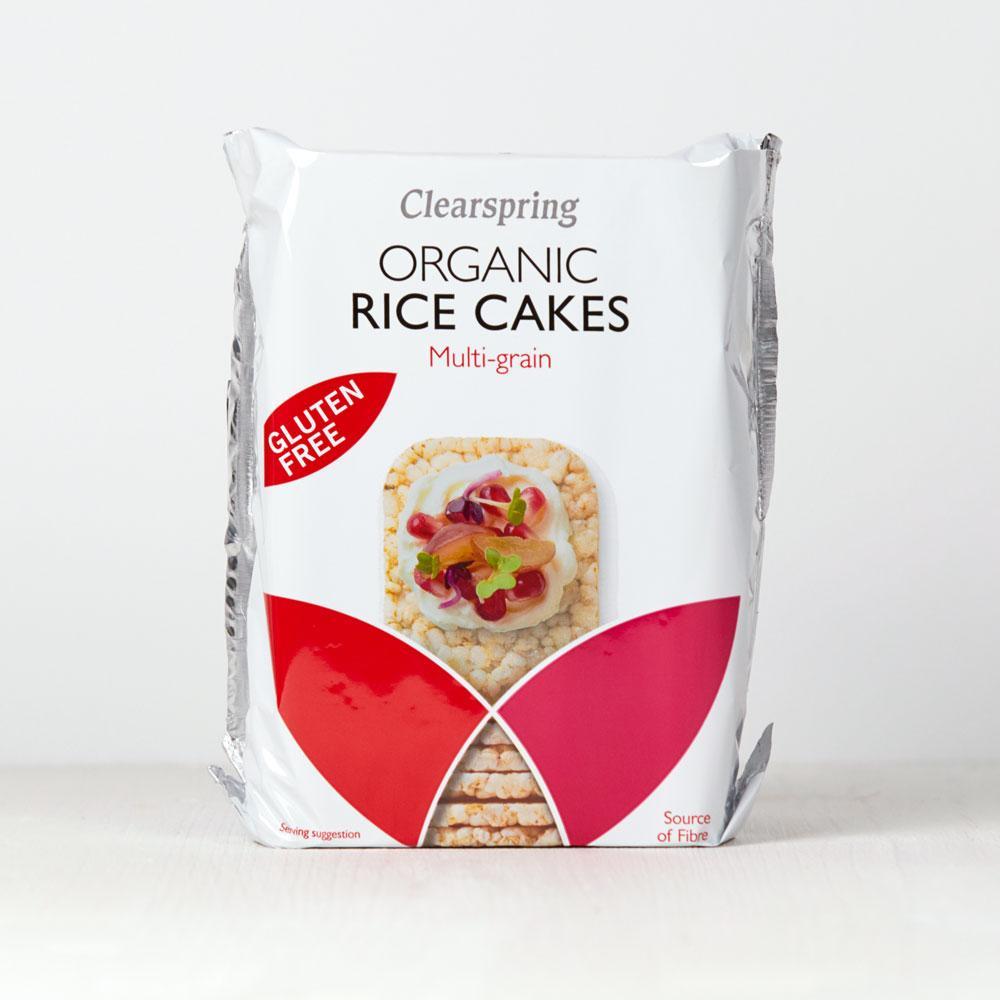 Organic Multi - Grains Rice Cakes 130g - Clearspring - Cake - Eco Natural Products