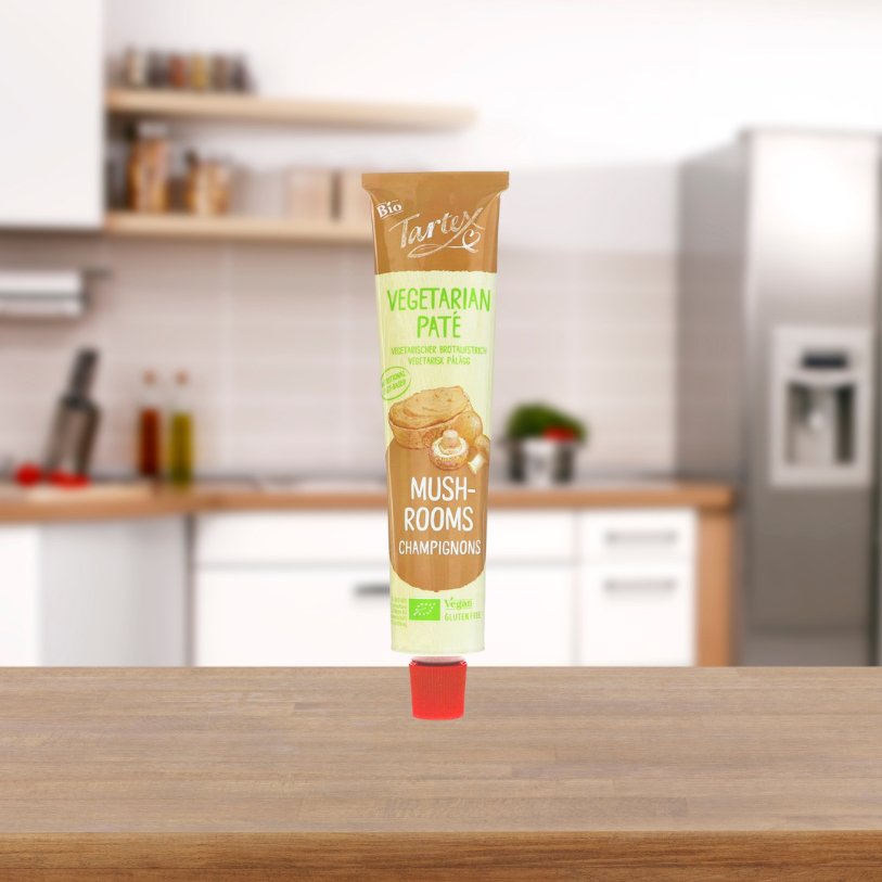 Organic Mushroom Vegetarian Pate Tube 200g - Tartex - Pate - Eco Natural Products