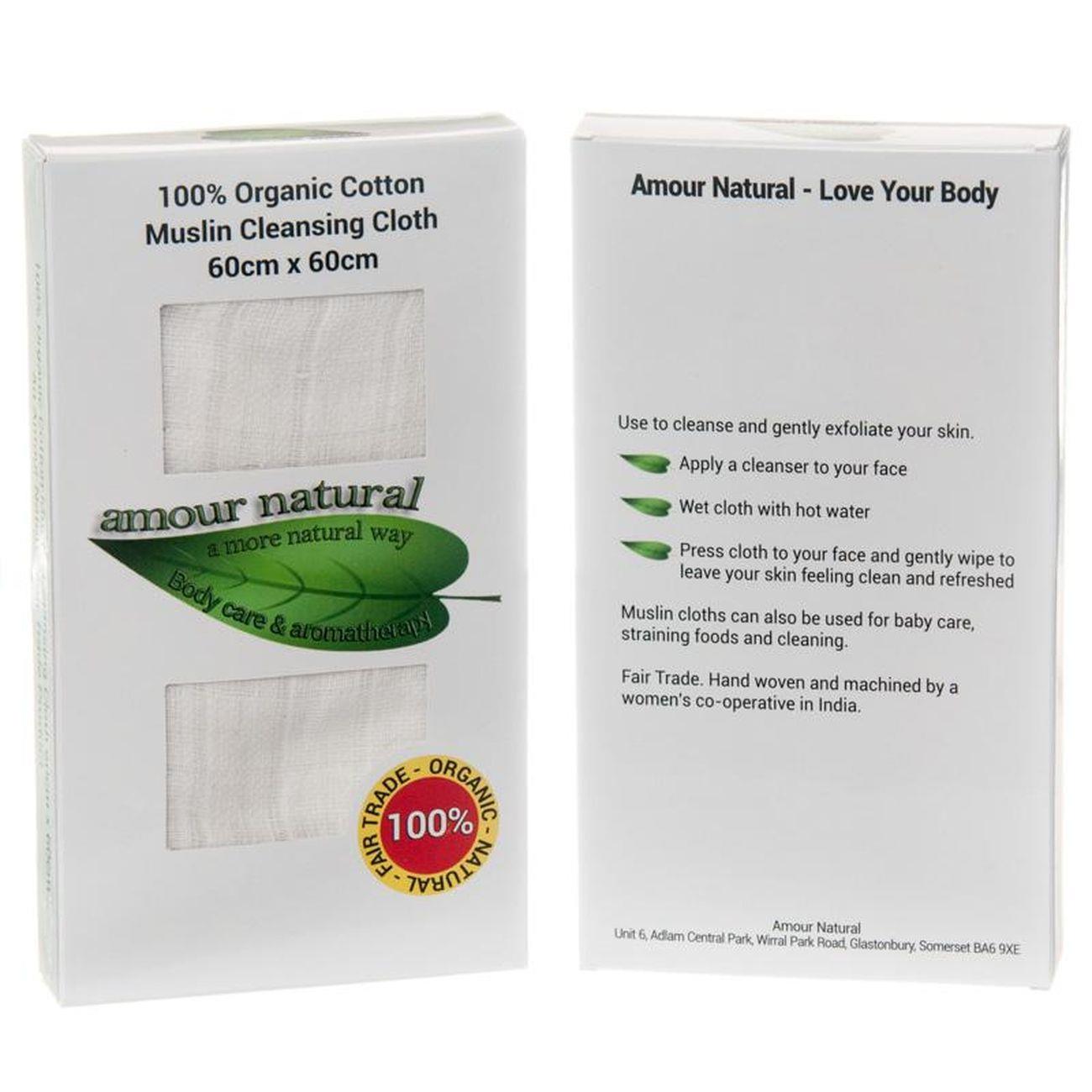 Organic Muslin Cloth - Amour Natural - Muslin Cloth - Eco Natural Products