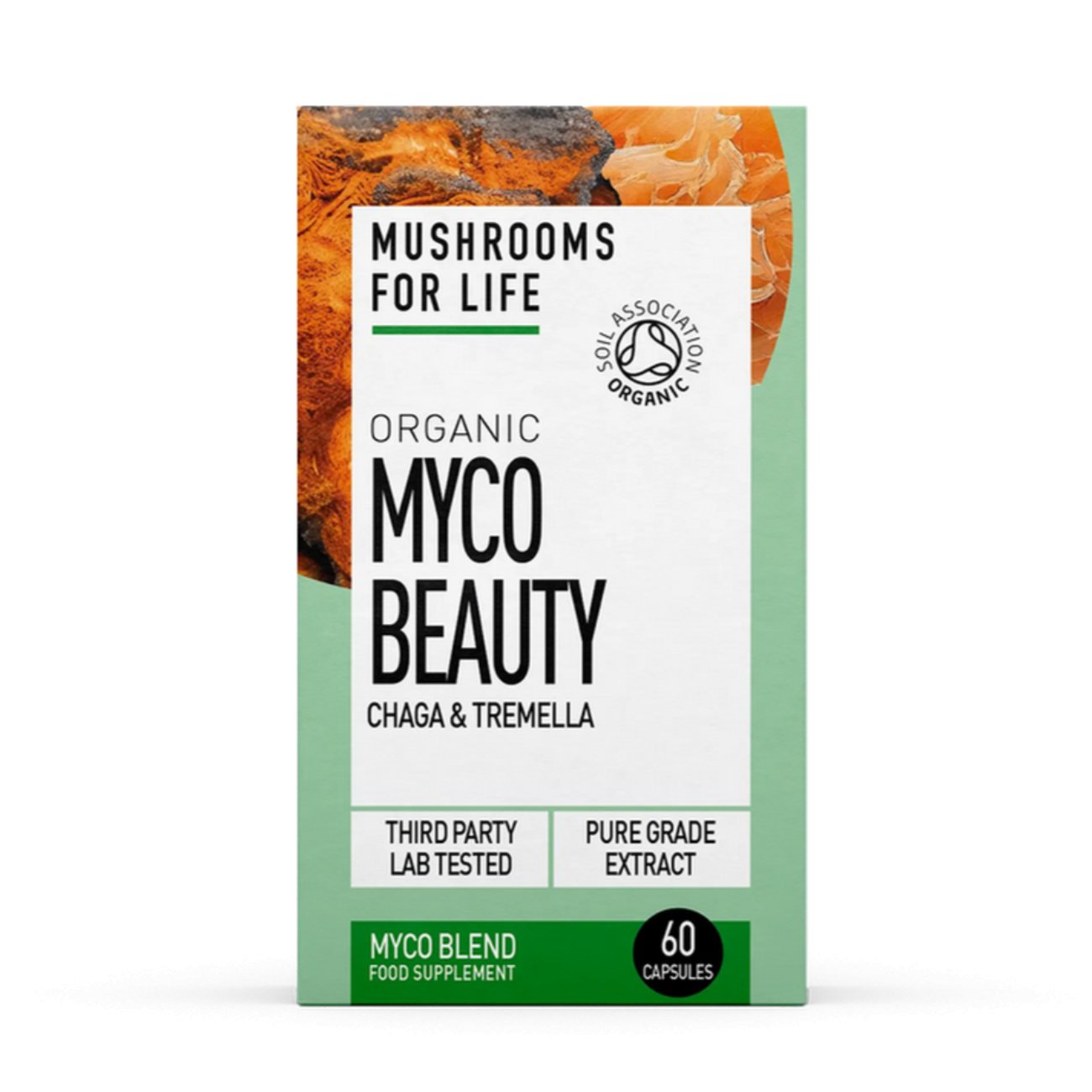 Organic Myco Beauty 60 Caps [BLACK FRIDAY] - Eco Natural Products - Mushrooms 4 Life - Food Supplement