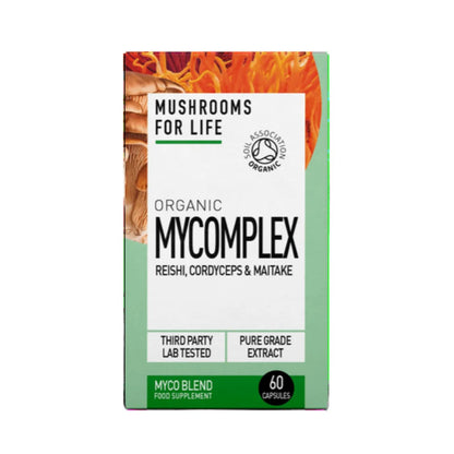 Organic Mycomplex 60 Capsules - Mushrooms 4 Life - Herbal Supplements - Mushrooms 4 Life