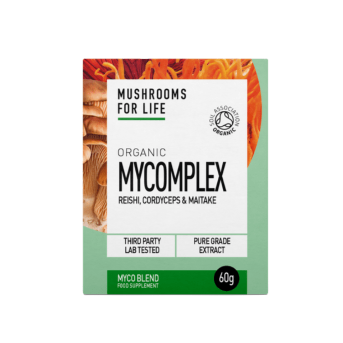 Organic Mycomplex Powder 60g - Mushrooms 4 Life - Herbal Supplements - Mushrooms 4 Life