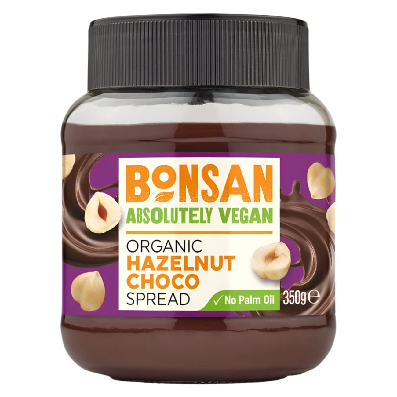 Organic Mylk Hazelnut Cacao Vegan Spread 350g - Bonsan - Chocolate Spreads - Bonsan
