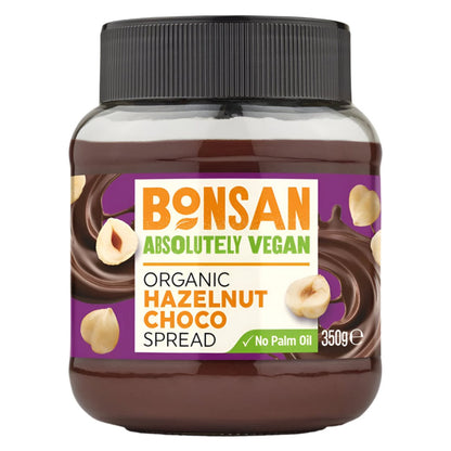 Organic Mylk Hazelnut Cacao Vegan Spread 350g - Bonsan - Chocolate Spreads - Bonsan