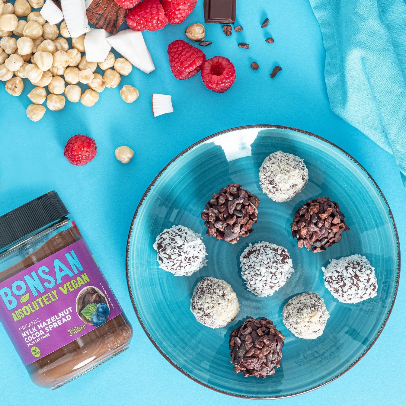 Organic Mylk Hazelnut Cacao Vegan Spread 350g - Bonsan - Chocolate Spreads - Bonsan