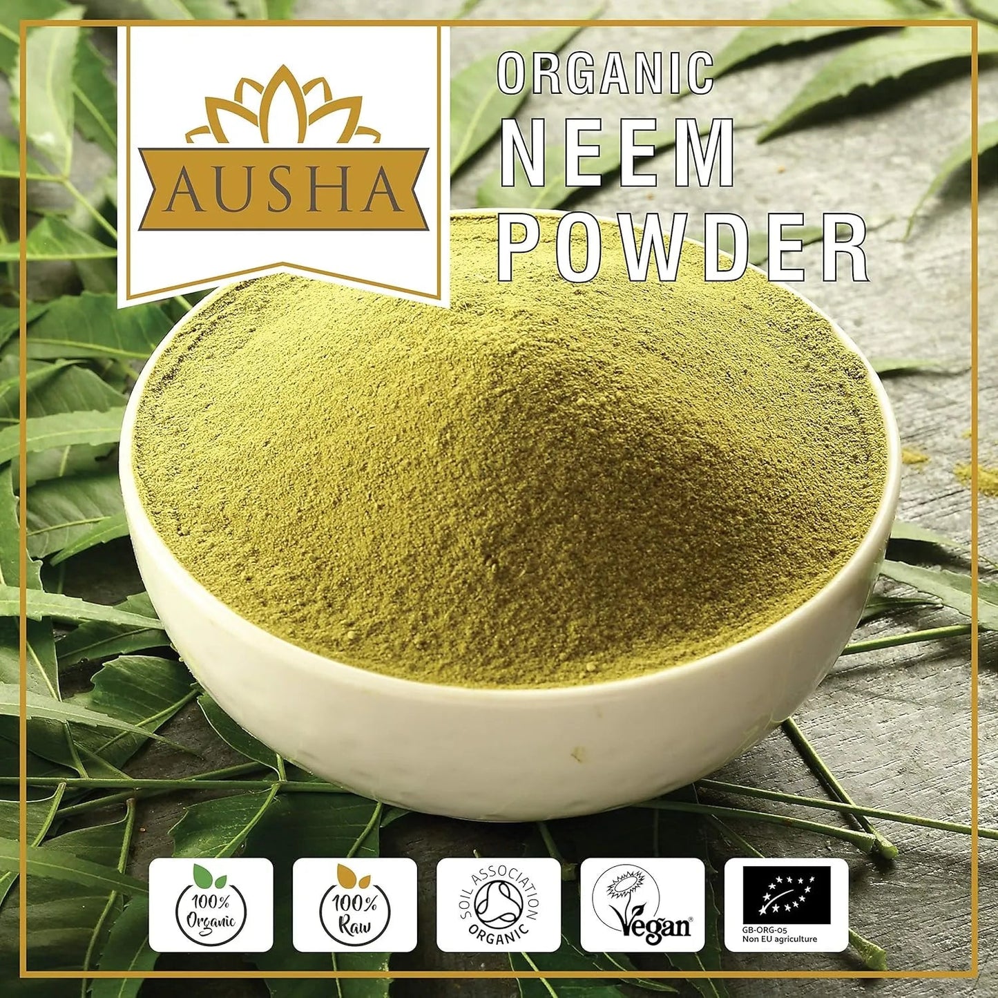 Organic Neem Powder 100g - Ausha - Herbs & Spices - Ausha