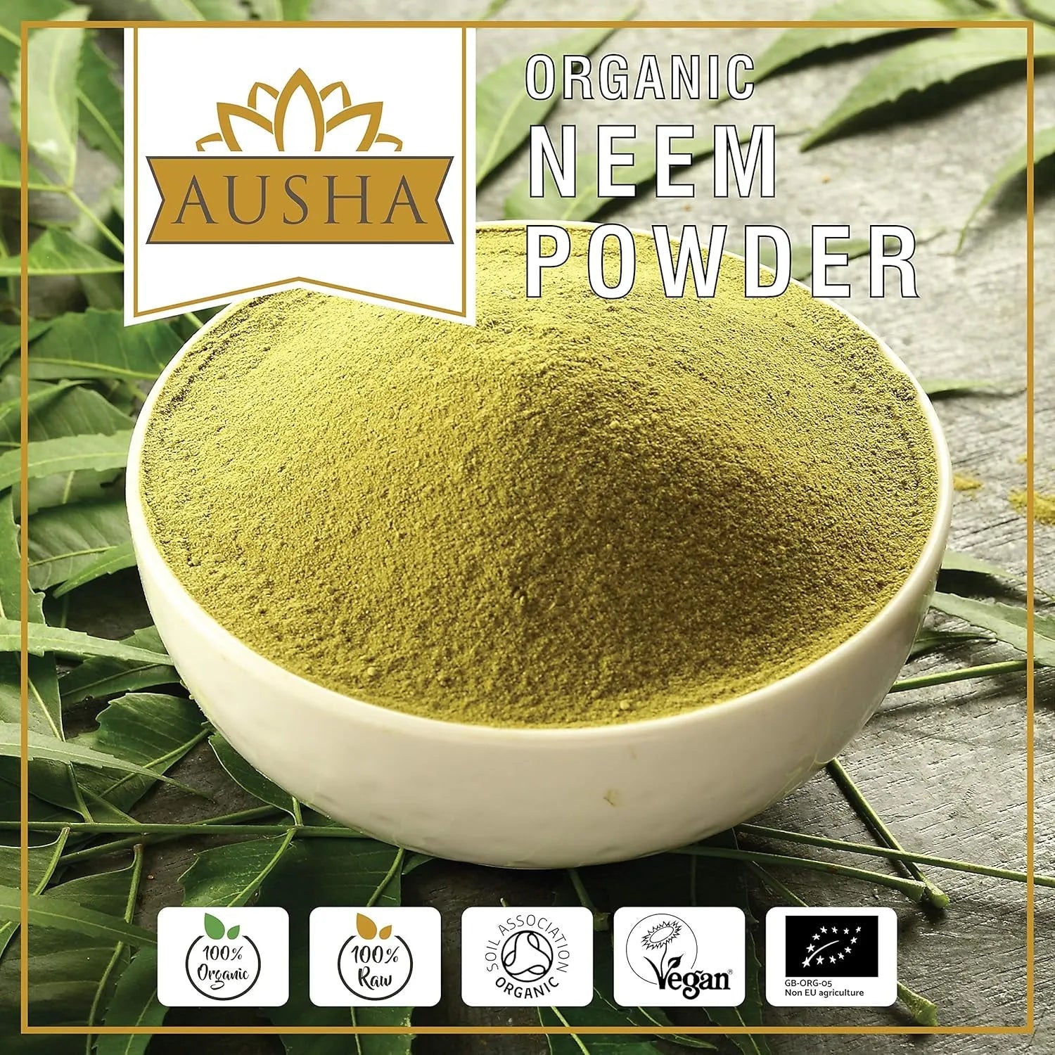 Organic Neem Powder 200g - Ausha - Herbs & Spices - Ausha
