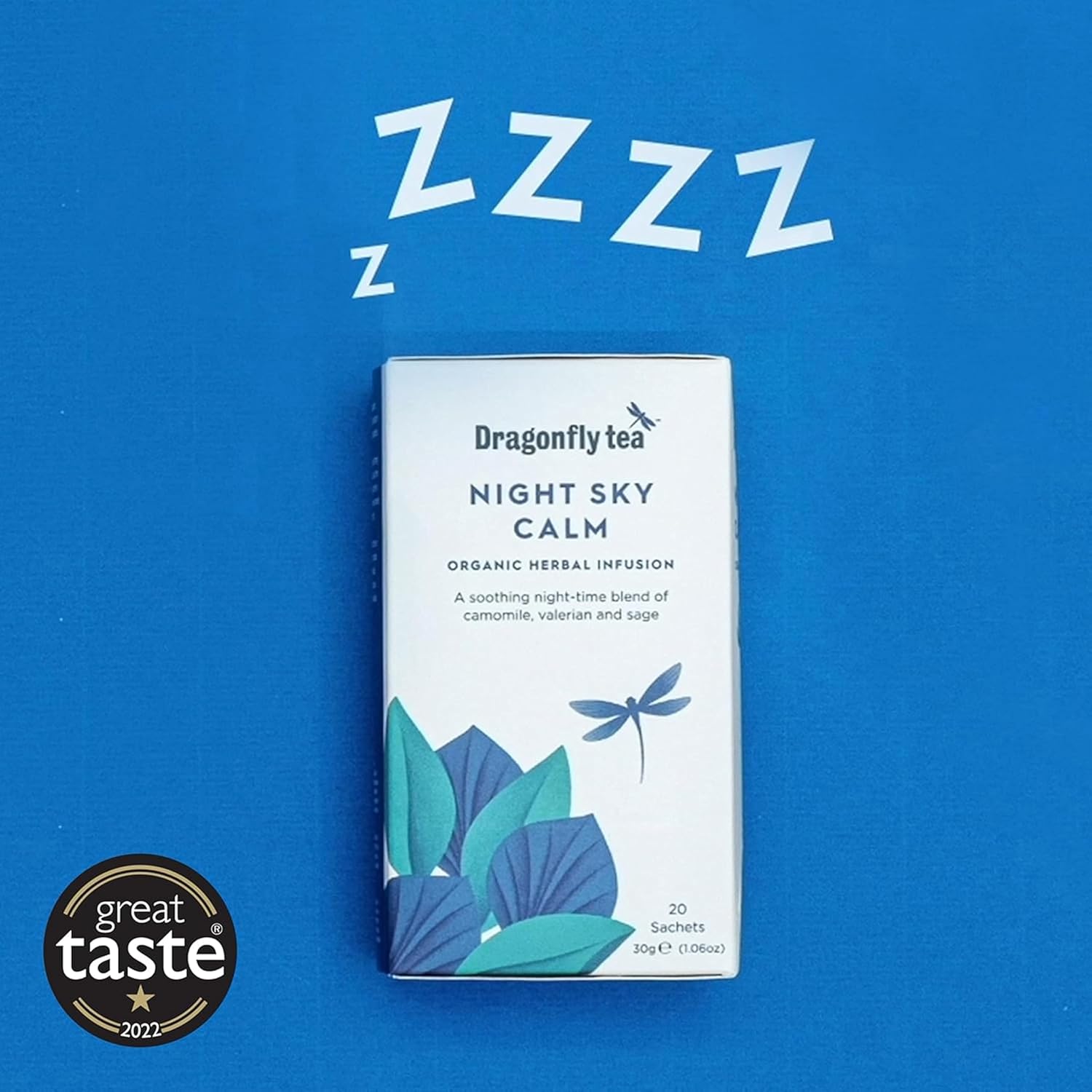 Organic Night Sky Calm Herbal Infusion 20 Bags - Dragonfly Tea - Infusions - Eco Natural Products
