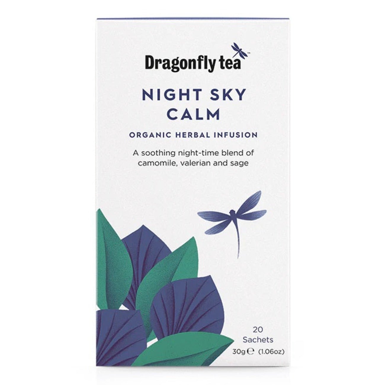 Organic Night Sky Calm Herbal Infusion 20 bags - Dragonfly Tea - Herbal infusion - Eco Natural Products