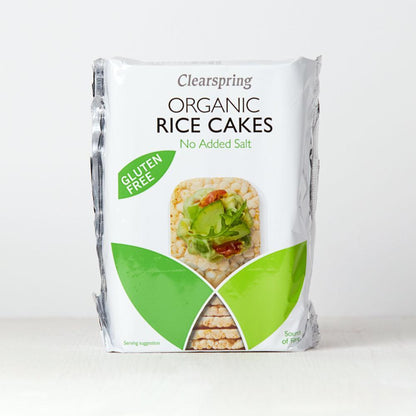 Organic No Added Salt Rice Cakes 130g - Clearspring - Cake - Eco Natural Products