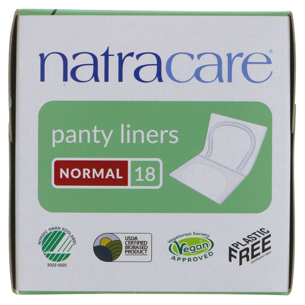 Organic Normal Panty Liners 18 pcs - Natracare - Feminine Sanitary Supplies - Eco Natural Products