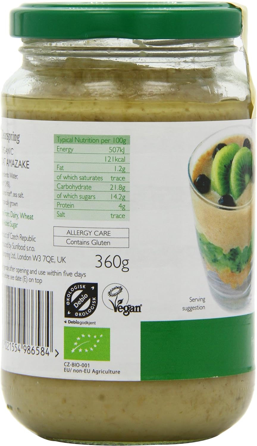 Organic Oat Amazake Sweet Grains Dessert 360g - Clearspring - Amazake - Eco Natural Products