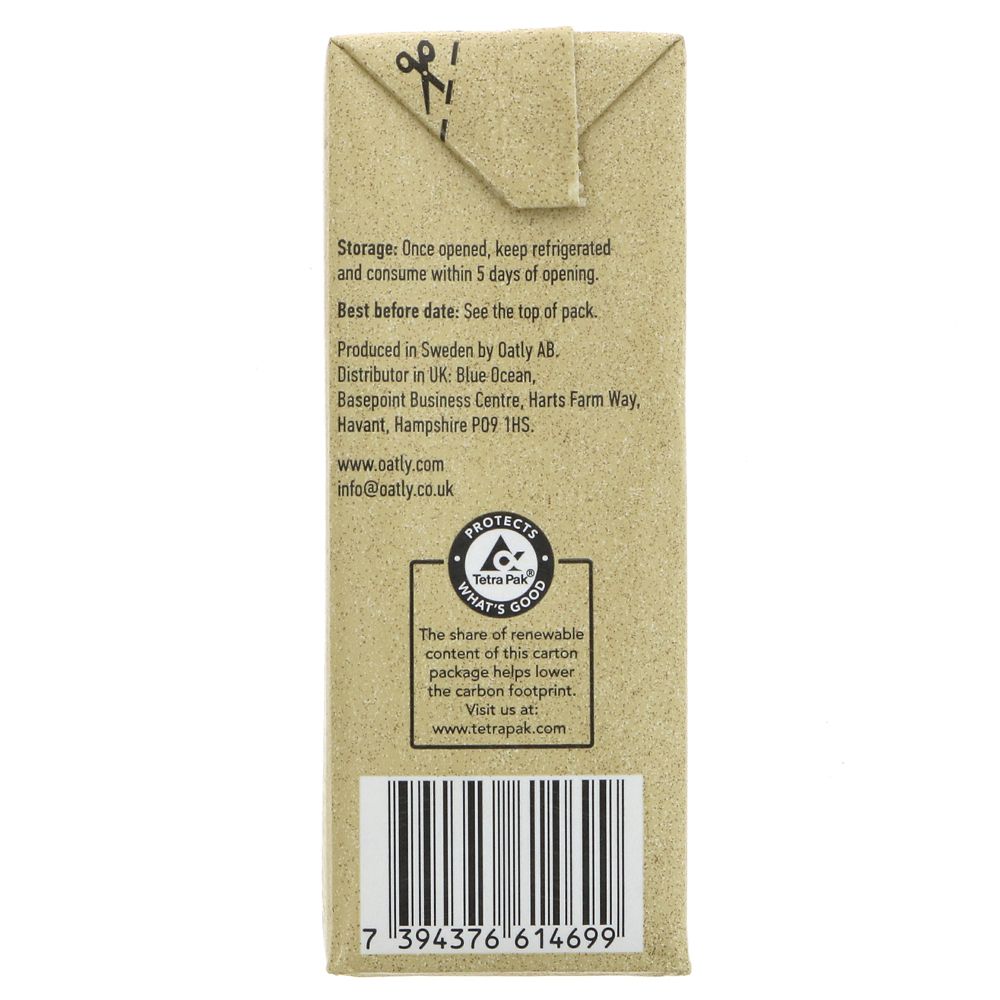 Organic Oat Cream Alternative 250ml - Oatly - Cream Alternative - Eco Natural Products