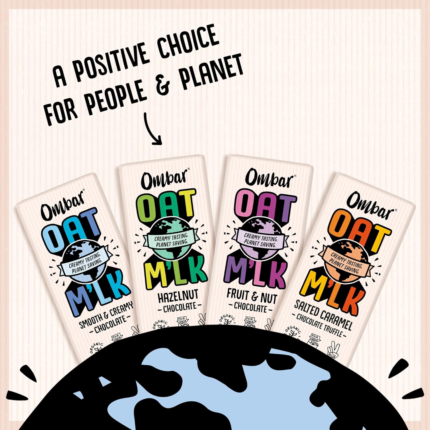 Organic Oat Milk Smooth & Creamy Chocolate 70g - Ombar - Chocolate - Eco Natural Products