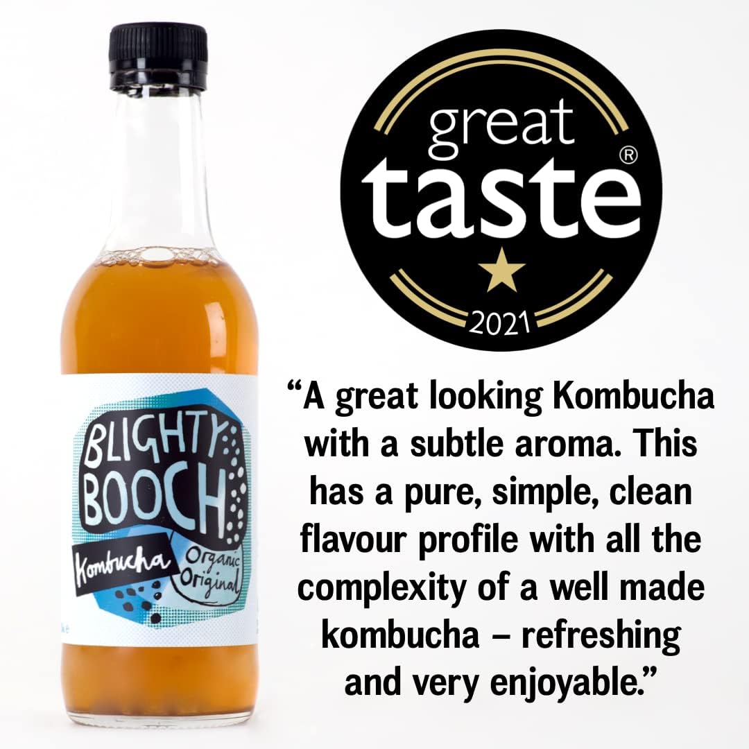 Organic Original Kombucha 330ml - Blighty Booch Kombucha - Tea - Eco Natural Products