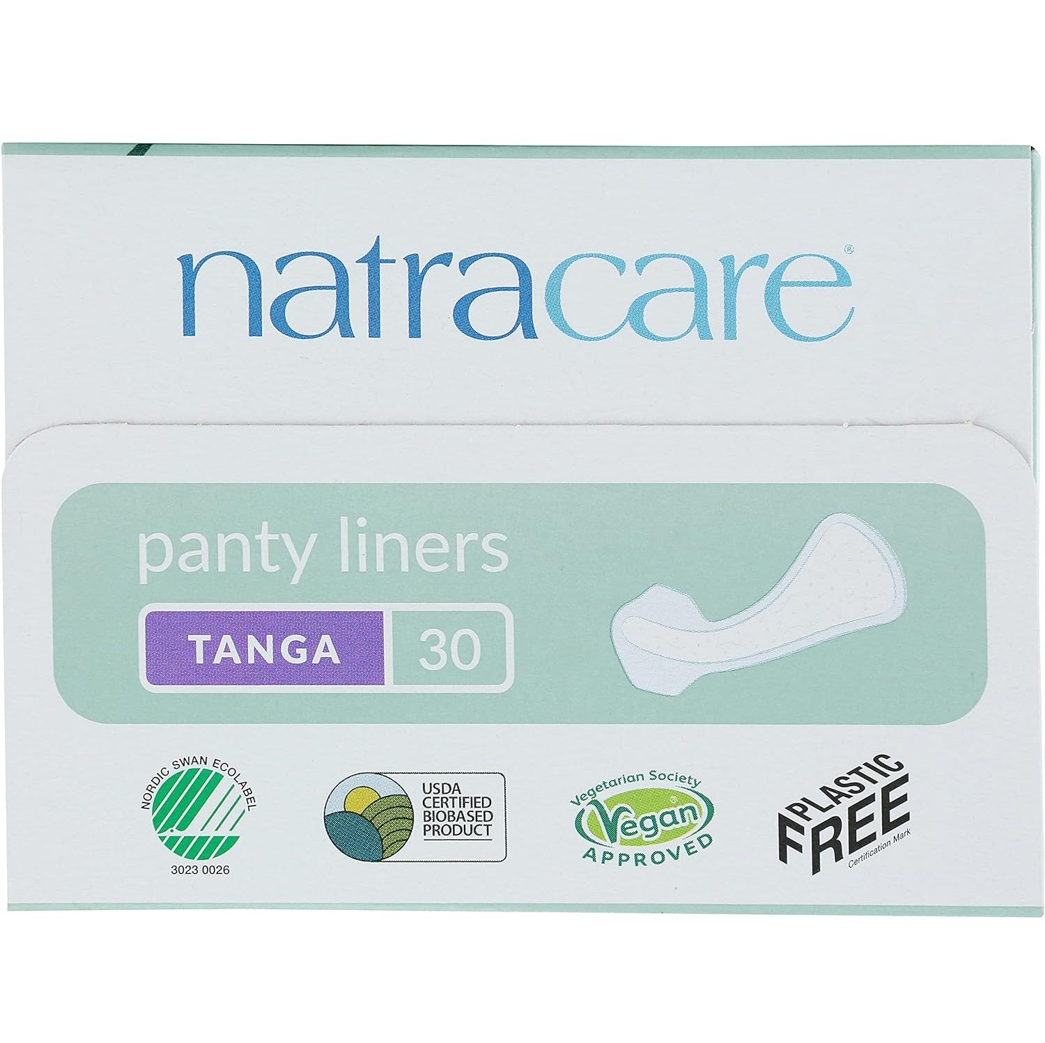 Organic Panty Liners Tanga 30 pcs - Natracare - Feminine Sanitary Supplies - Eco Natural Products