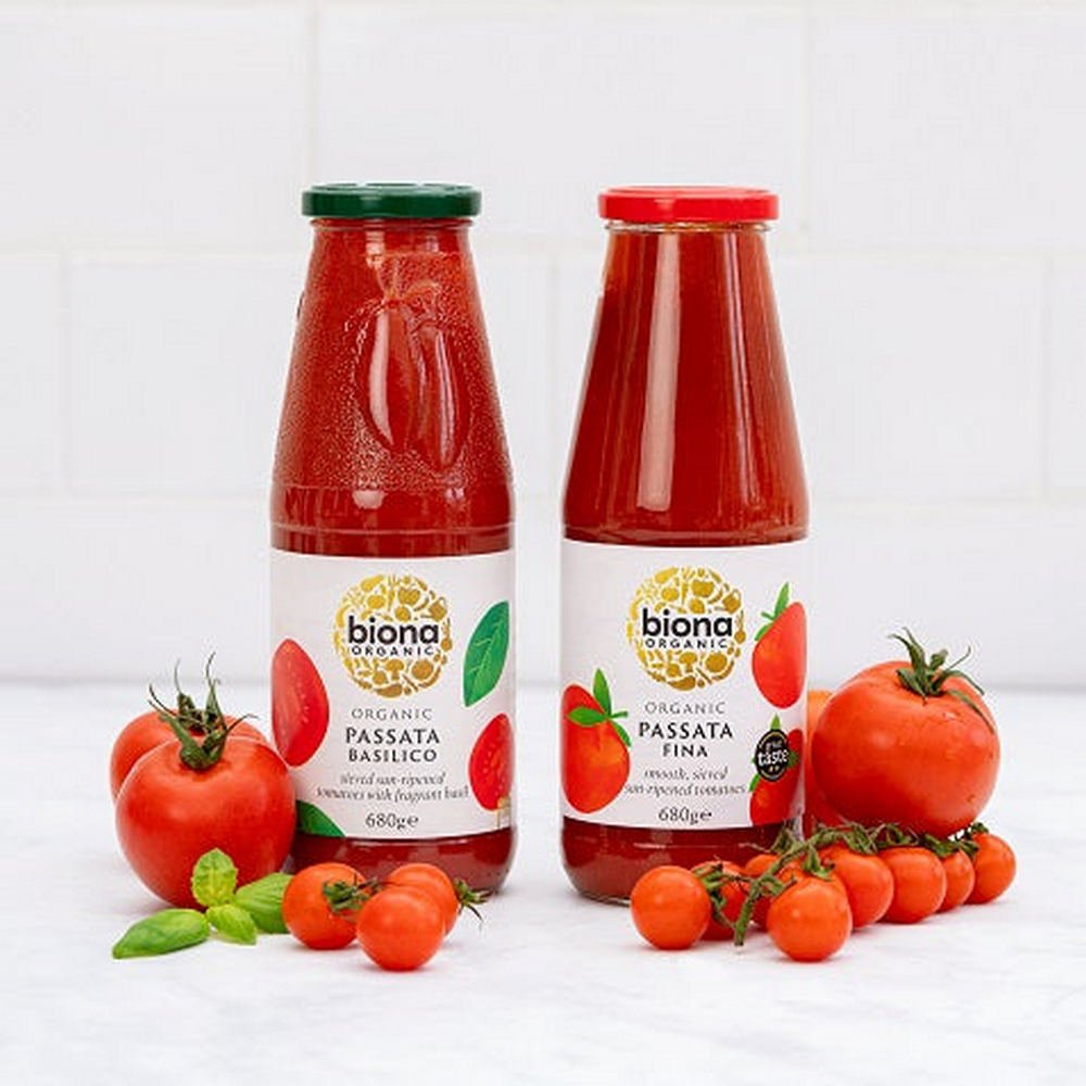 Organic Passata with Basil 680g [BLACK FRIDAY] - Eco Natural Products - Biona - Passata