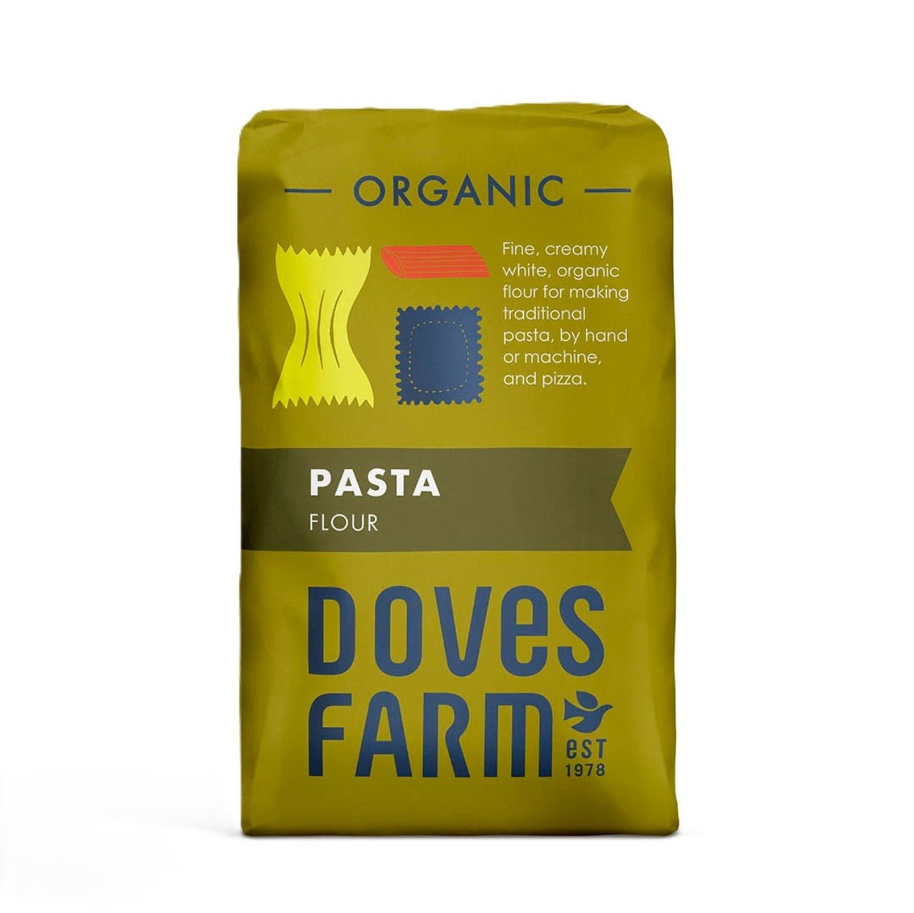 Organic Pasta Pizza Flour 1kg - Doves Farm - Flour - Eco Natural Products