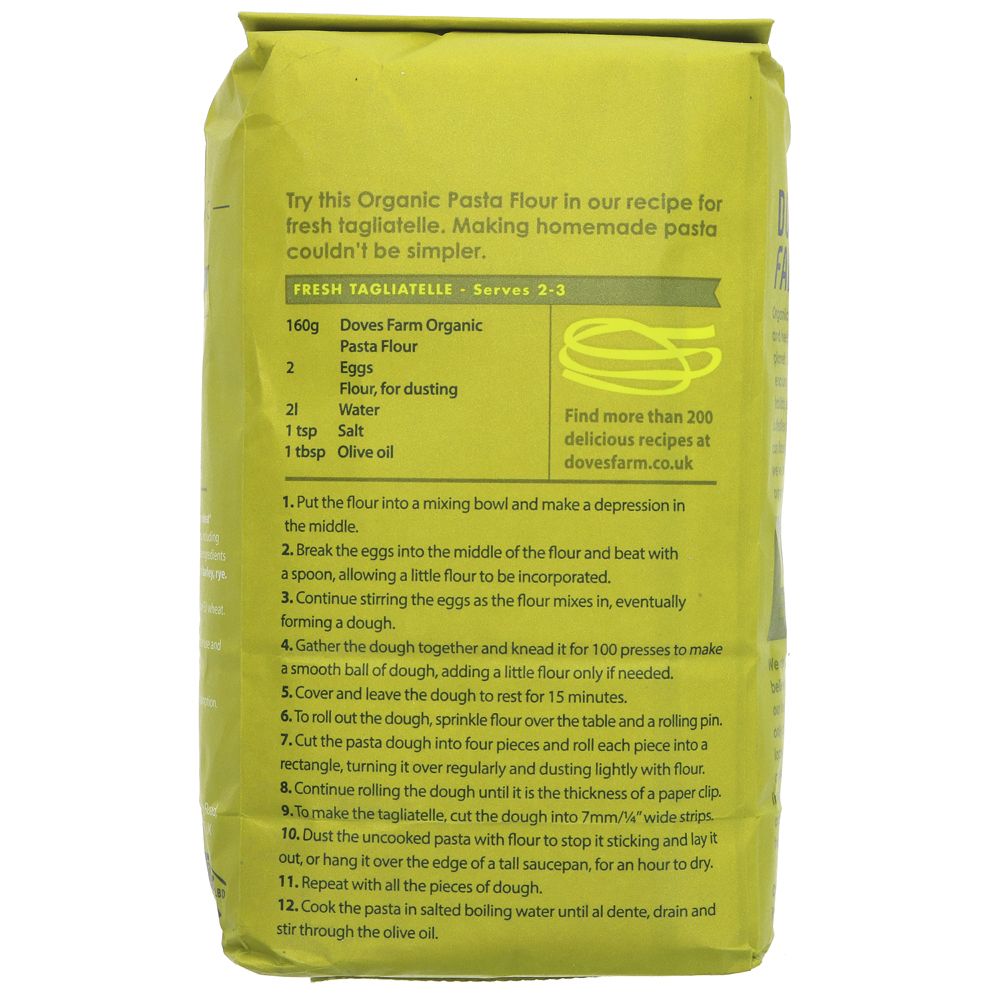 Organic Pasta Pizza Flour 1kg - Doves Farm - Flour - Eco Natural Products