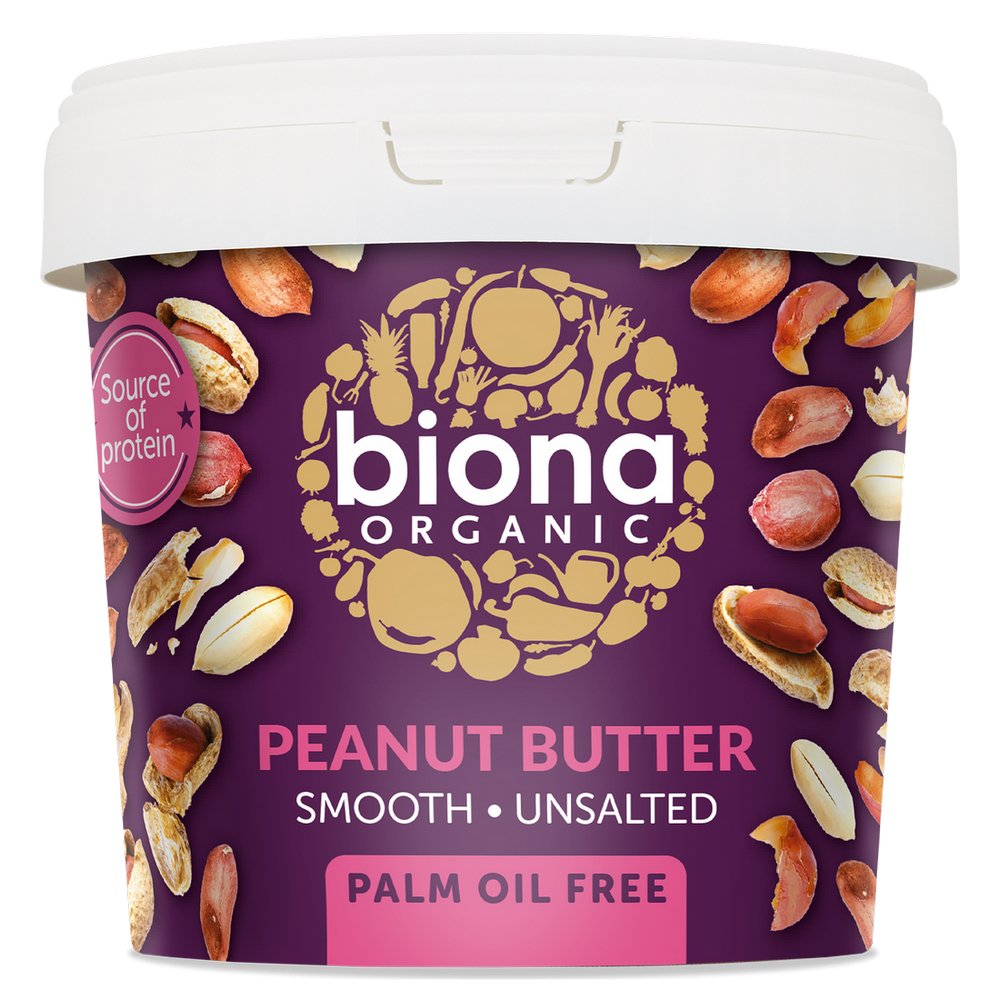 Organic Peanut Butter Smooth 1kg [BLACK FRIDAY] - Eco Natural Products - Biona - Peanut Butter