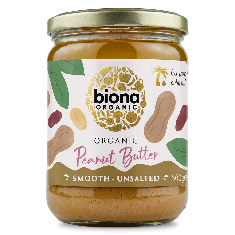 Organic Peanut Butter Smooth No Salt 250g [BLACK FRIDAY] - Eco Natural Products - Biona - Peanut Butter